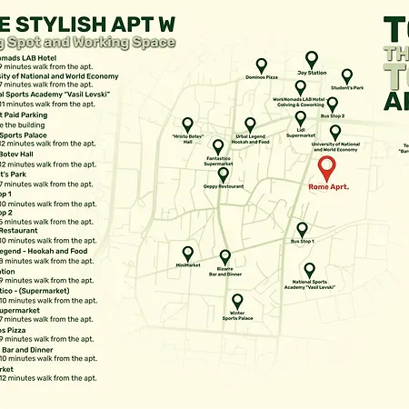 Appartamento Rome Stylish W Working Space And Paid Parking Spot